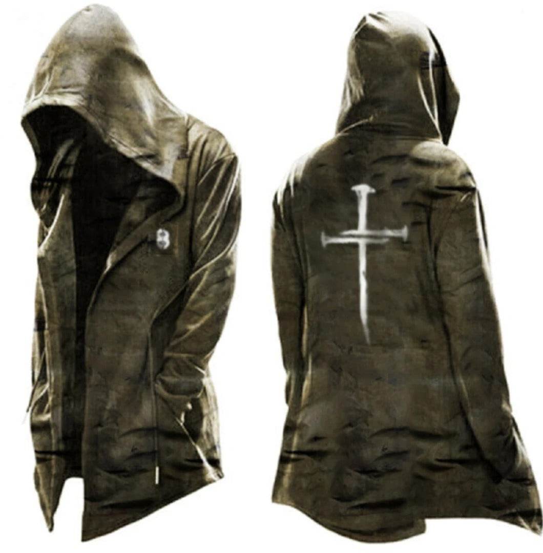 Personalized Printed Trench Coat - Mubimart