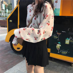 Blouses Women Ulzzang Summer Spring New College Fresh - Mubimart - Blouses 