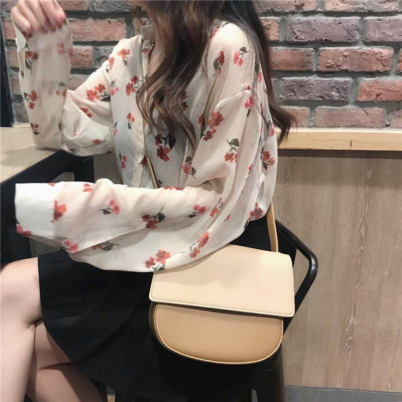 Blouses Women Ulzzang Summer Spring New College Fresh - Mubimart