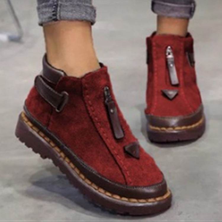 New Boots Women's Platform Ankle Boots - Mubimart