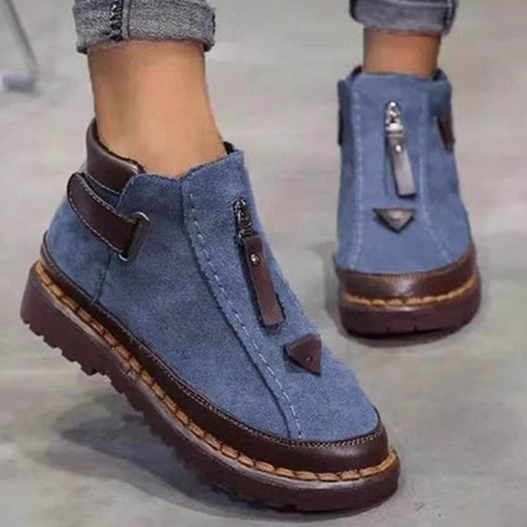 New Boots Women's Platform Ankle Boots - Mubimart