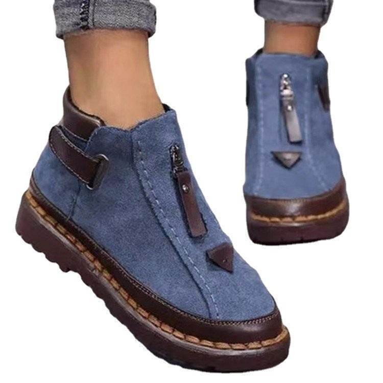 New Boots Women's Platform Ankle Boots - Mubimart