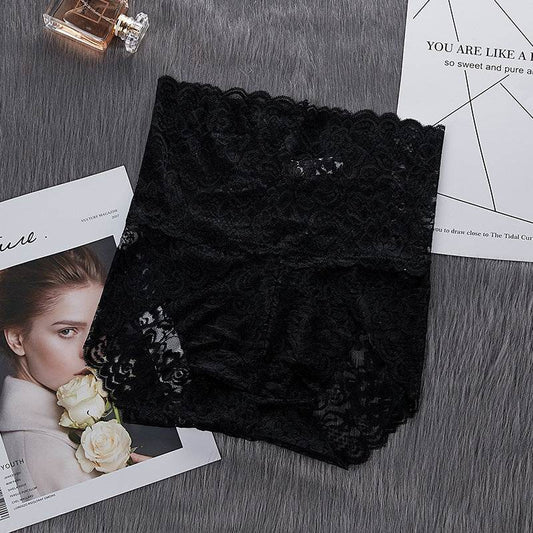 Women's High Waist Sexy Lace Panties - Mubimart