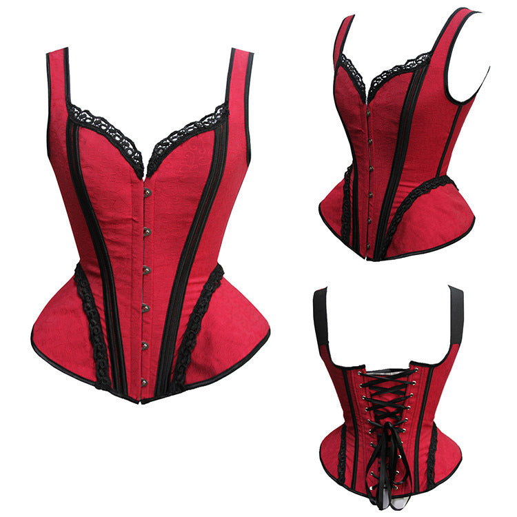 Women's Corset Sexy Steampunk Clothing Pulling Corset Top - Mubimart -  