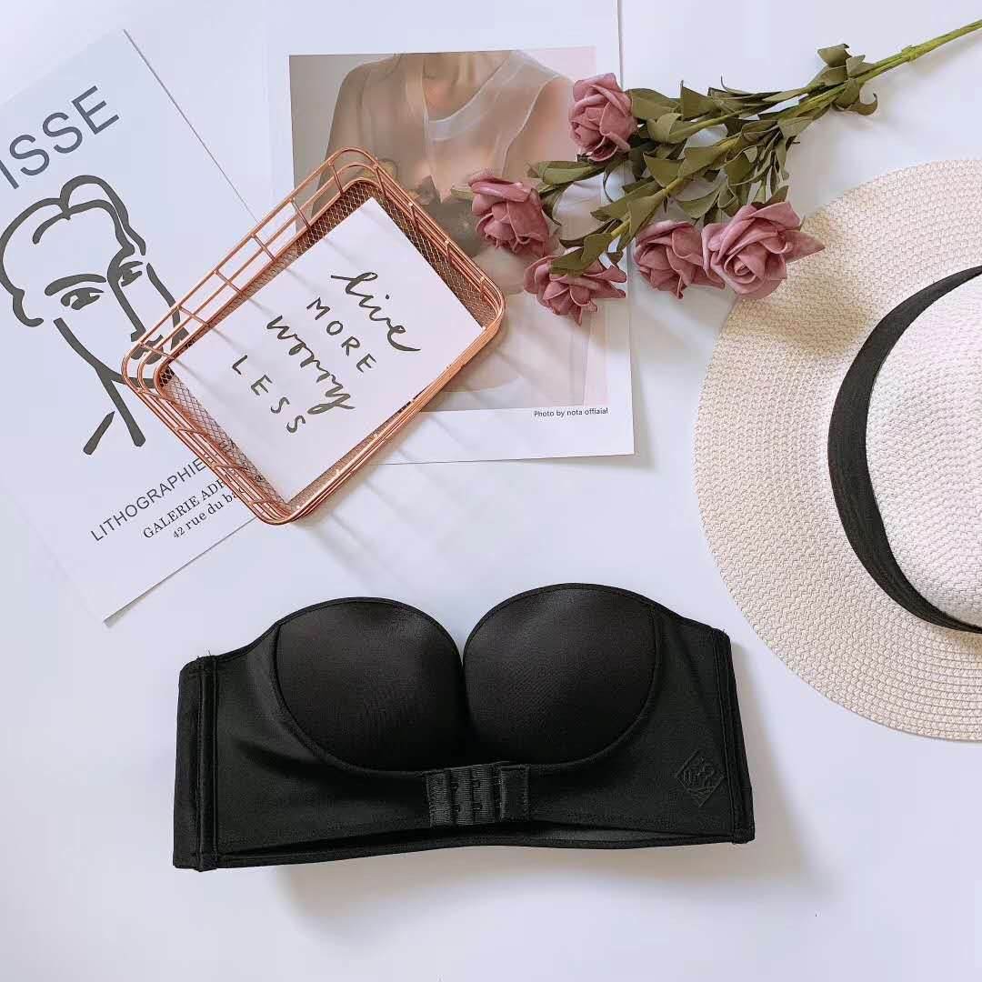Invisible Bra With Strapless Front Buckle - Mubimart