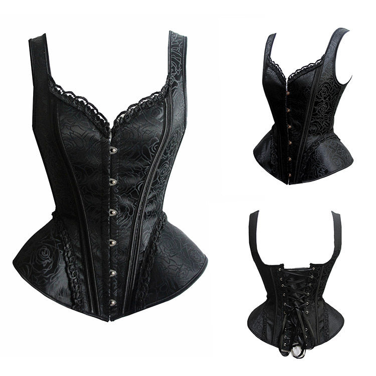 Women's Corset Sexy Steampunk Clothing Pulling Corset Top - Mubimart -  