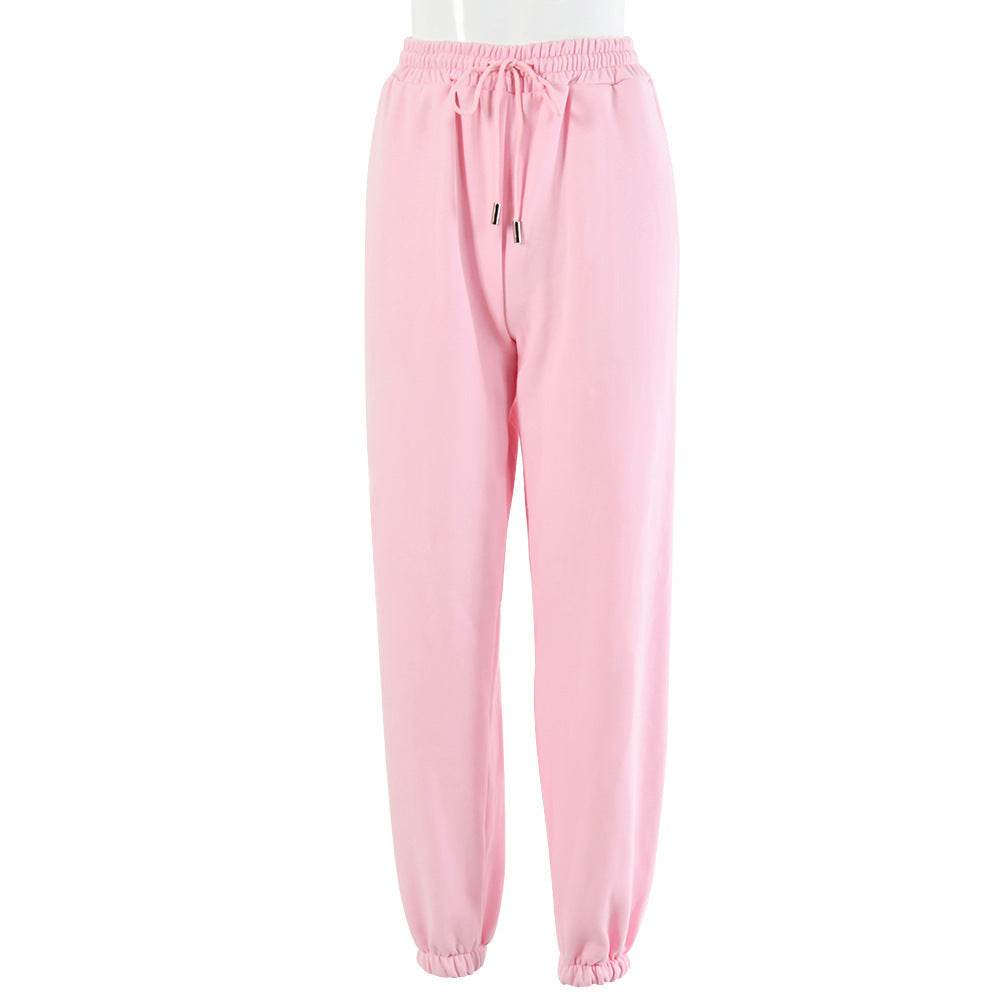 SIBYBO Black Cotton Thicken Cargo Pants Women Autumn High Waist Sweat Pants Streetwear Harajuku Baggy Trousers Pantalones - Mubimart