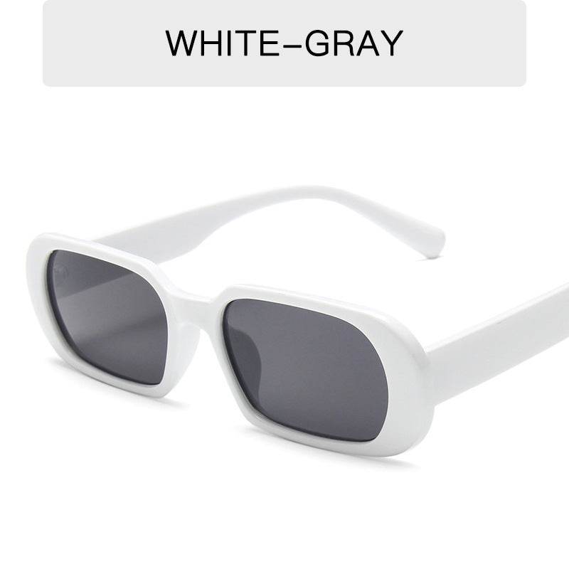 Retro Small Frame Sunglasses Female Candy Color Colorful Fashion Sunglasses - Mubimart