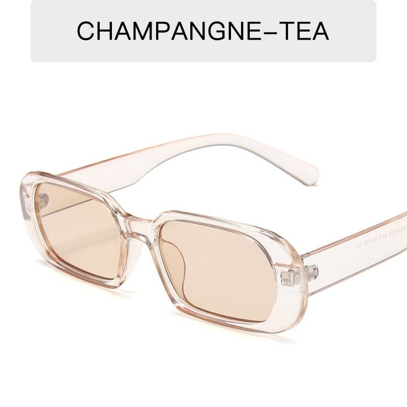 Retro Small Frame Sunglasses Female Candy Color Colorful Fashion Sunglasses - Mubimart