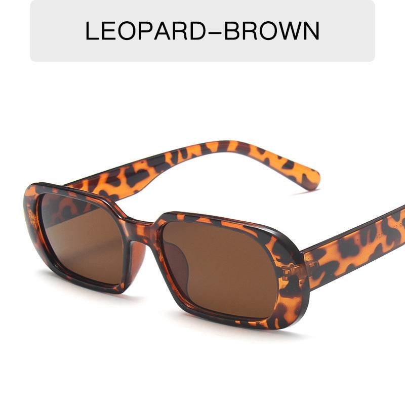 Retro Small Frame Sunglasses Female Candy Color Colorful Fashion Sunglasses - Mubimart
