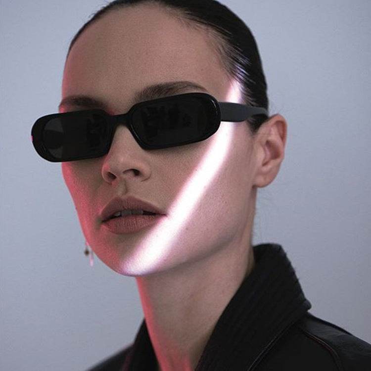 Retro Small Frame Sunglasses Female Candy Color Colorful Fashion Sunglasses - Mubimart