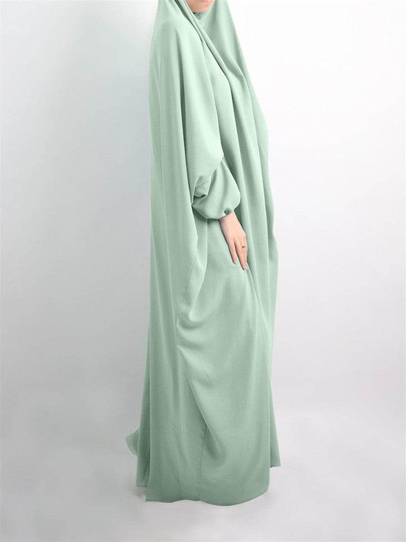 European And American Plus Size Bat Sleeve Lndonesian Robe Malay Dress - Mubimart