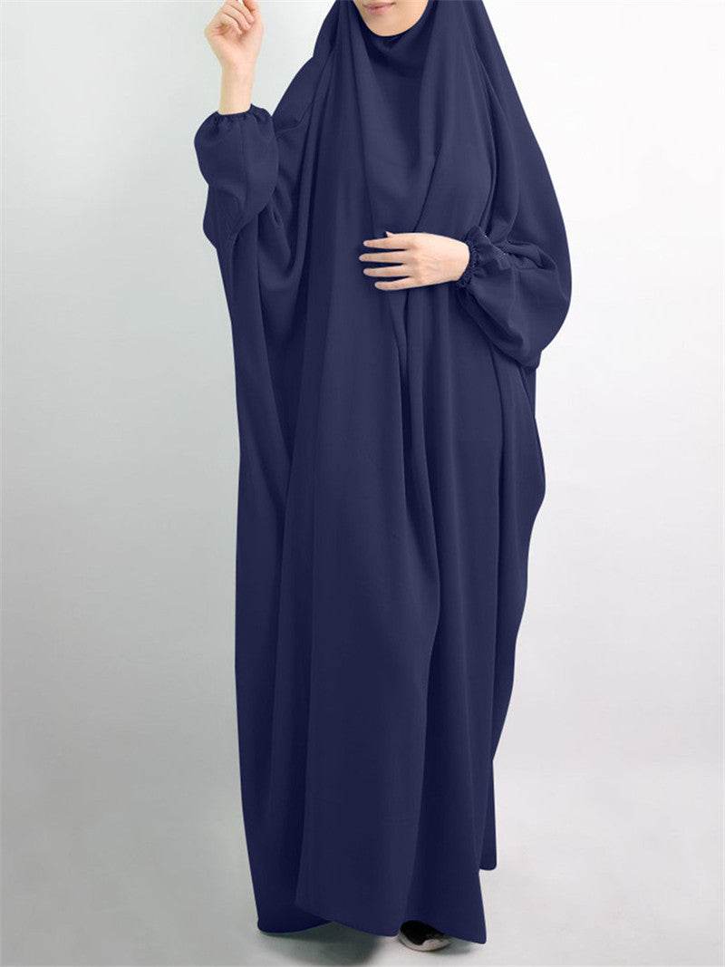 European And American Plus Size Bat Sleeve Lndonesian Robe Malay Dress - Mubimart