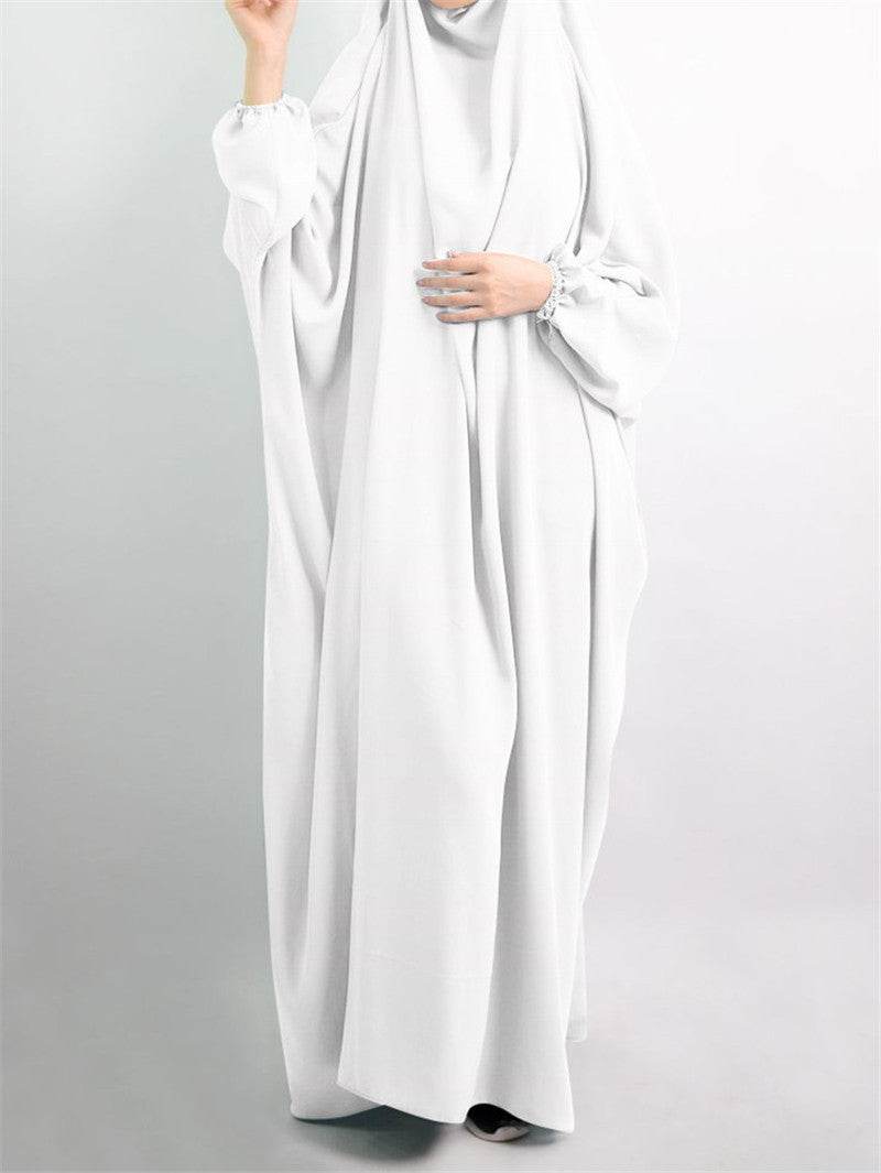 European And American Plus Size Bat Sleeve Lndonesian Robe Malay Dress - Mubimart