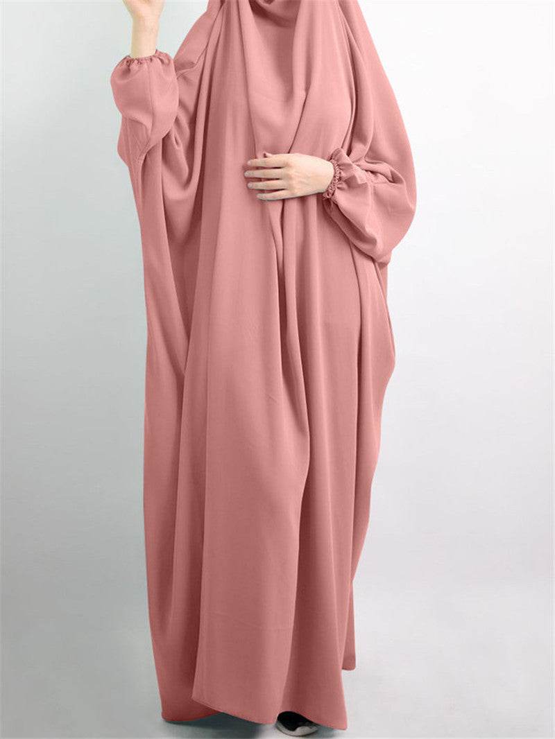 European And American Plus Size Bat Sleeve Lndonesian Robe Malay Dress - Mubimart