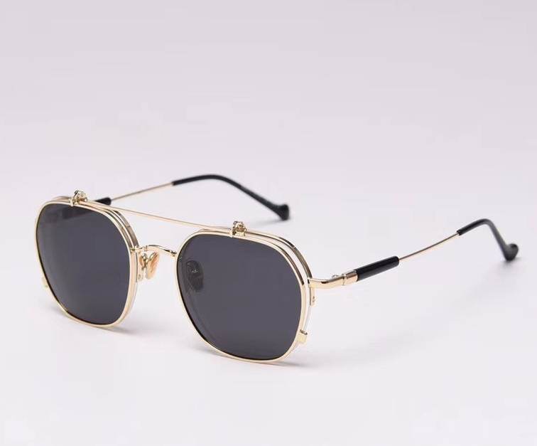 Retro Polarized Flip Sunglasses - Mubimart