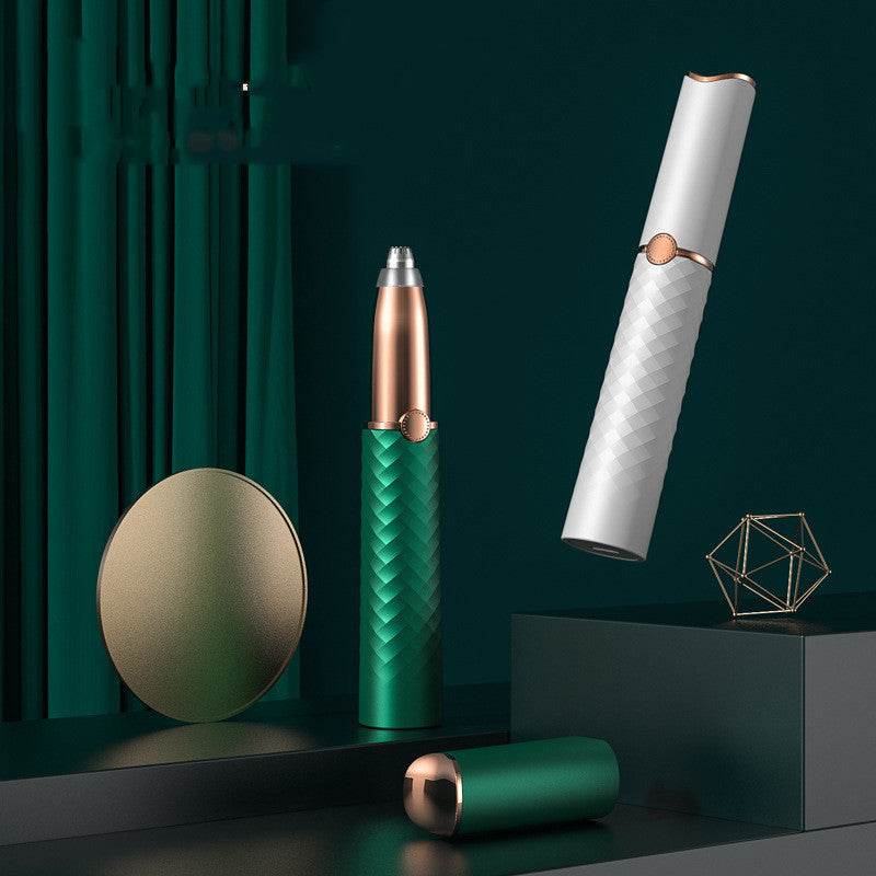 Electric Eyebrow Trimmer Makeup Painless Eye Brow Epilator Mini Shaver Razors Portable Facial Hair Remover Women Depilator - Mubimart