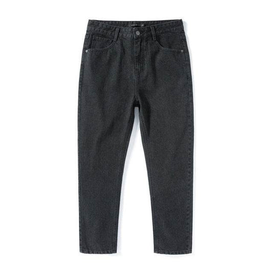 Denim Jeans Men New Loose Cotton Jeans Man Autumn Tap - Mubimart