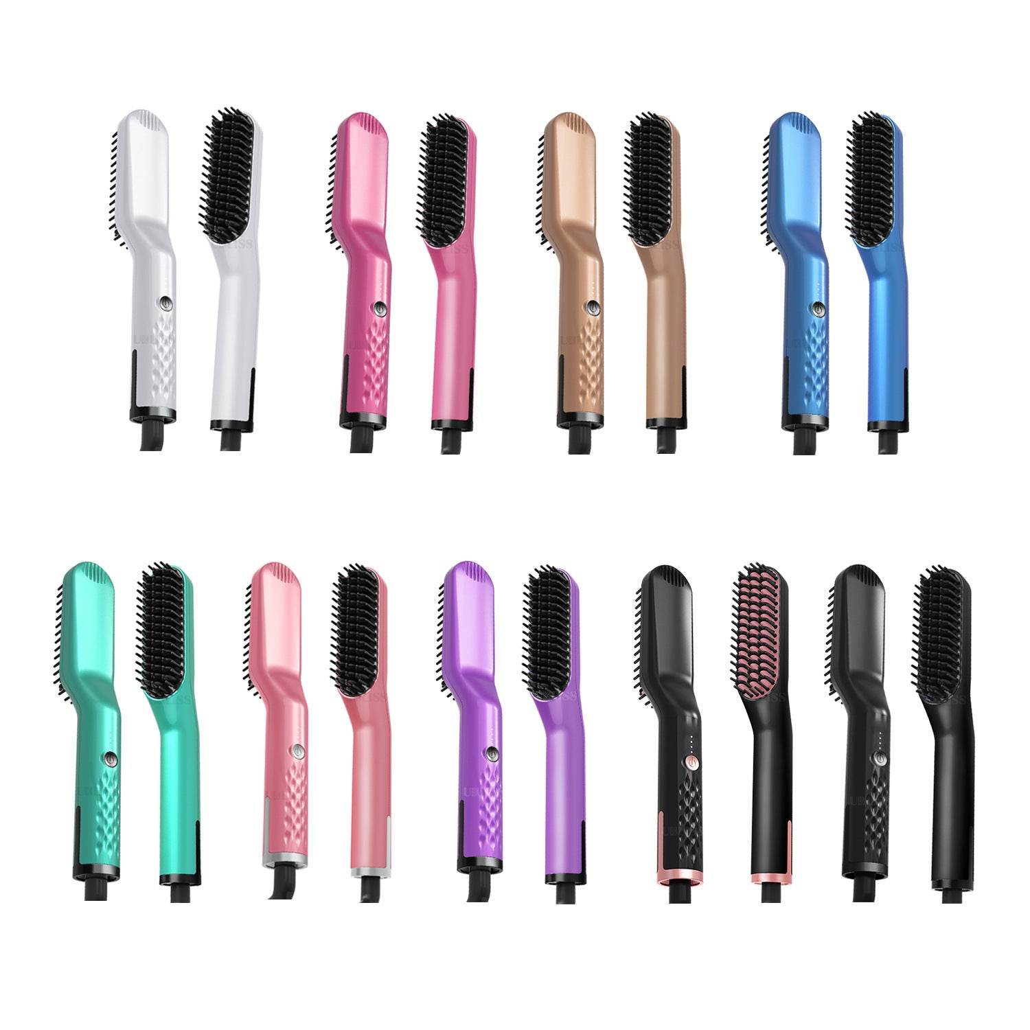Hair Styling Comb Hair Straightener Comb Hair Straightener - Mubimart