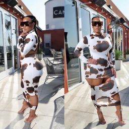 Weird Puss Hollow Out Women Irregular Hole Maxi Dresses Skinny Full Sleeve Skinny o-Neck Activewear Party Prom Club Street Style - Mubimart