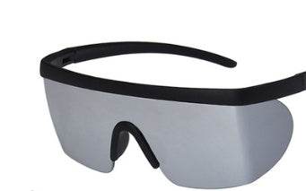 Real Film One Piece Sunglasses Oversized Frame Sunglasses Outdoor Prescription Glasses - Mubimart