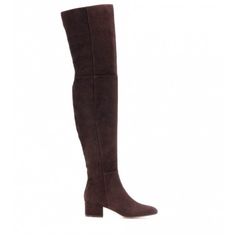 Mid-heel over the knee boots - Mubimart
