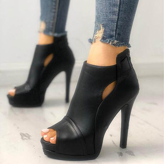 Outside zip booties - Mubimart