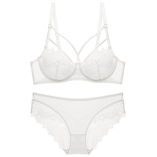 Lace Bra Ladies Sexy Lingerie Bra Set - Mubimart