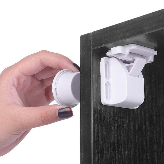 Cross Border Special Magnetic Safety Lock For Children Magnetic Drawer Lock Multifunctional Drawer lock Cabinet Door Lock Invisible Protection Lock - Mubimart