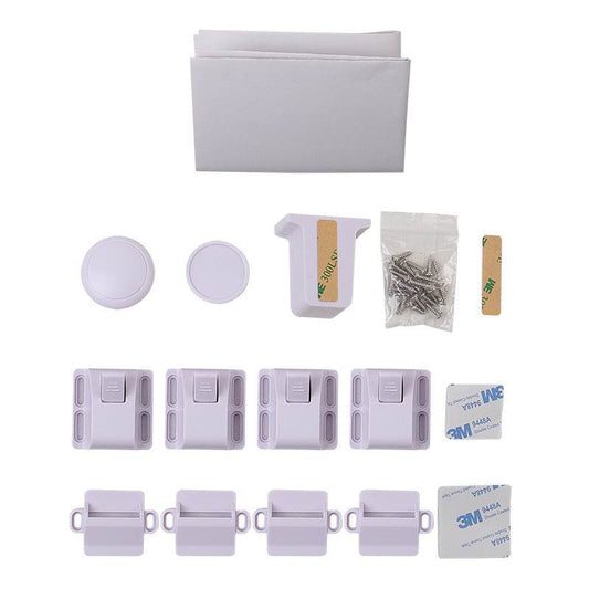 Cross Border Special Magnetic Safety Lock For Children Magnetic Drawer Lock Multifunctional Drawer lock Cabinet Door Lock Invisible Protection Lock - Mubimart