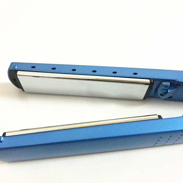 Blue Narrow Nano Titanium Hair Straightener - Mubimart