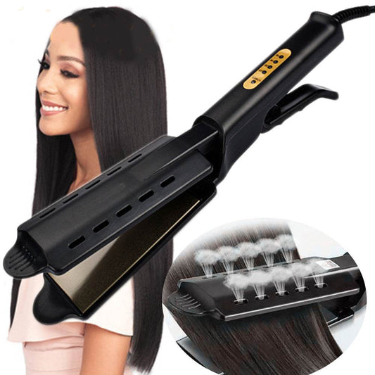 U.S. Standard Non-injury Hair Straightener Steam Hair Straightener Splint - Mubimart