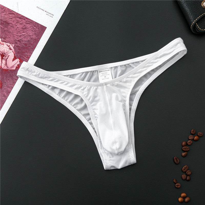 Foreign Trade Fun Underwear Men'S Underwear Thongs Sex Fun Men U Convex Foreign Trade Underwear Nylon Thongs - Mubimart