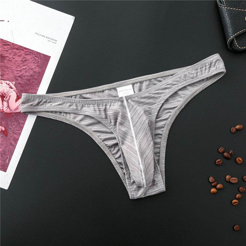 Foreign Trade Fun Underwear Men'S Underwear Thongs Sex Fun Men U Convex Foreign Trade Underwear Nylon Thongs - Mubimart