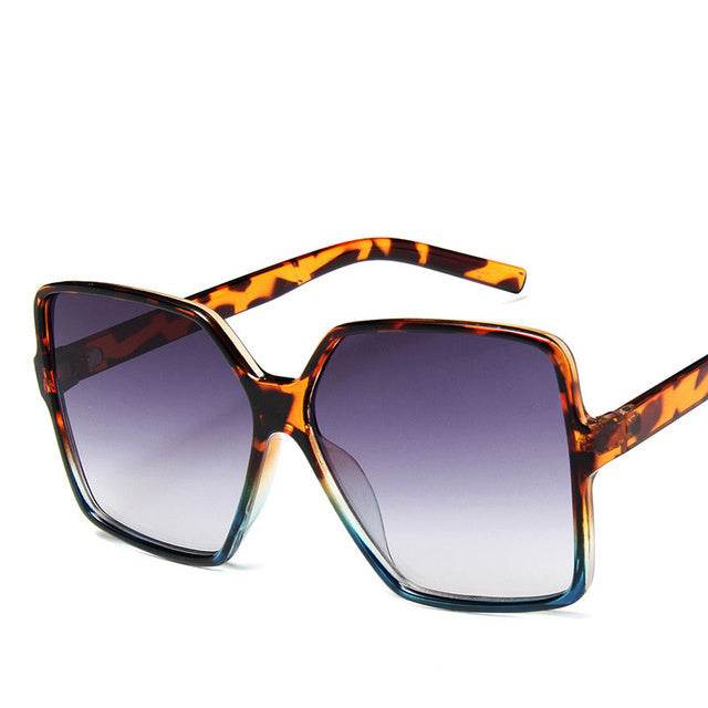 Trendy Sunglasses Fashion Men And Women Big Frame Sunglasses - Mubimart