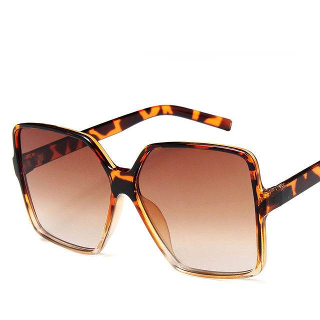Trendy Sunglasses Fashion Men And Women Big Frame Sunglasses - Mubimart