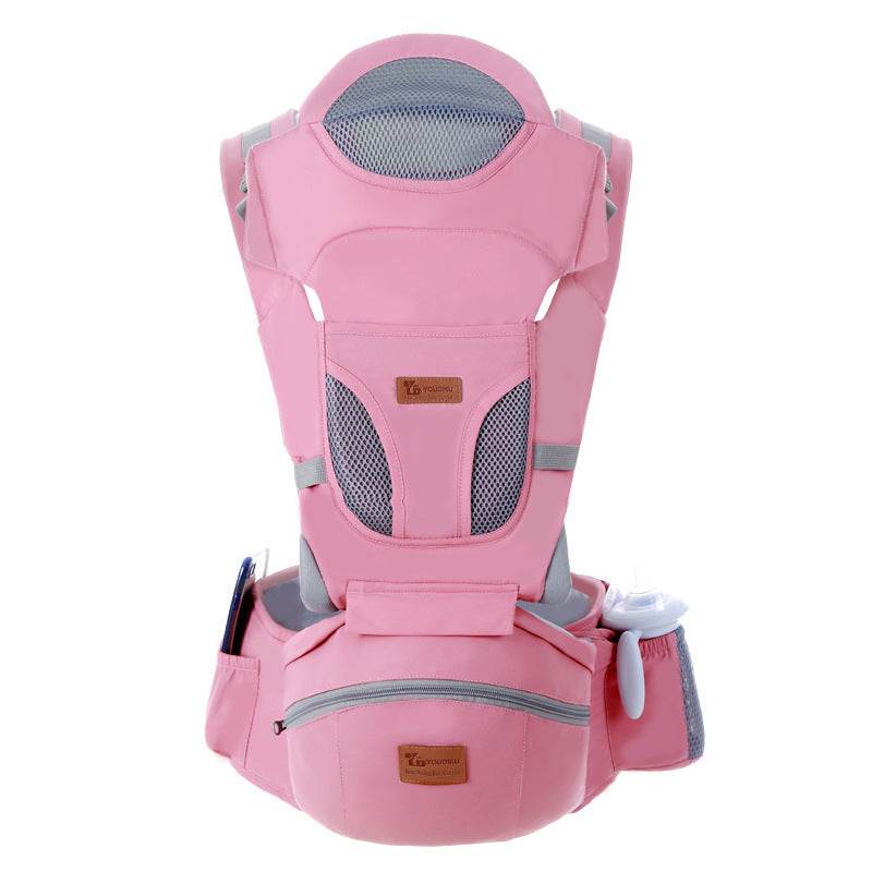 Ergonomic Baby Carrier 0-48M Baby Hipseat Carrier Front Facing Ergonomic Kangaroo Baby Wrap Sling for Baby Travel - Mubimart