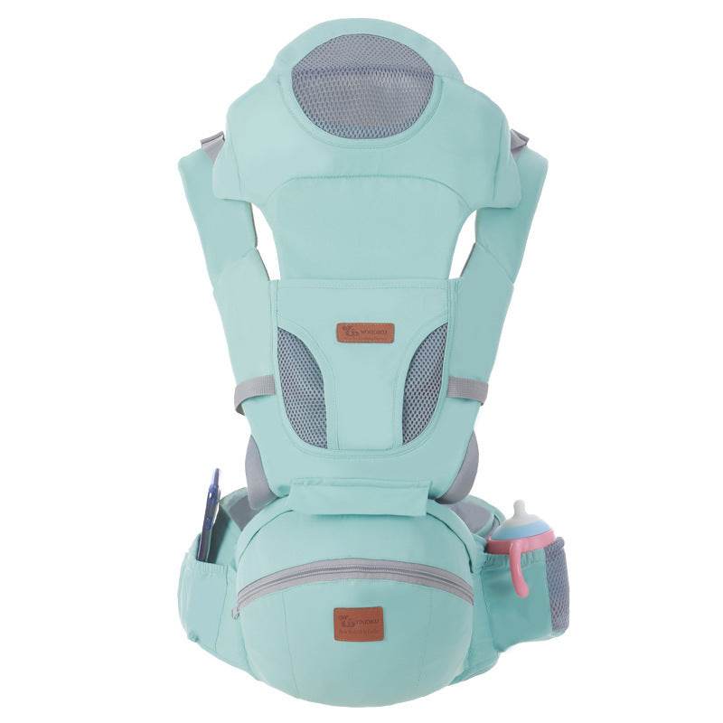 Ergonomic Baby Carrier 0-48M Baby Hipseat Carrier Front Facing Ergonomic Kangaroo Baby Wrap Sling for Baby Travel - Mubimart