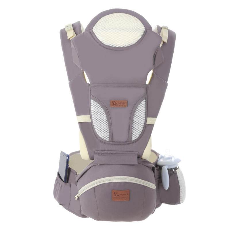 Ergonomic Baby Carrier 0-48M Baby Hipseat Carrier Front Facing Ergonomic Kangaroo Baby Wrap Sling for Baby Travel - Mubimart