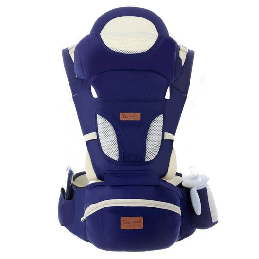 Ergonomic Baby Carrier 0-48M Baby Hipseat Carrier Front Facing Ergonomic Kangaroo Baby Wrap Sling for Baby Travel - Mubimart