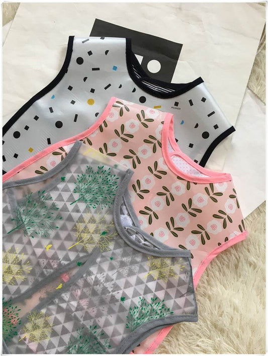 Baby Eating Sleeveless Bib Bib Gown Waterproof - Mubimart