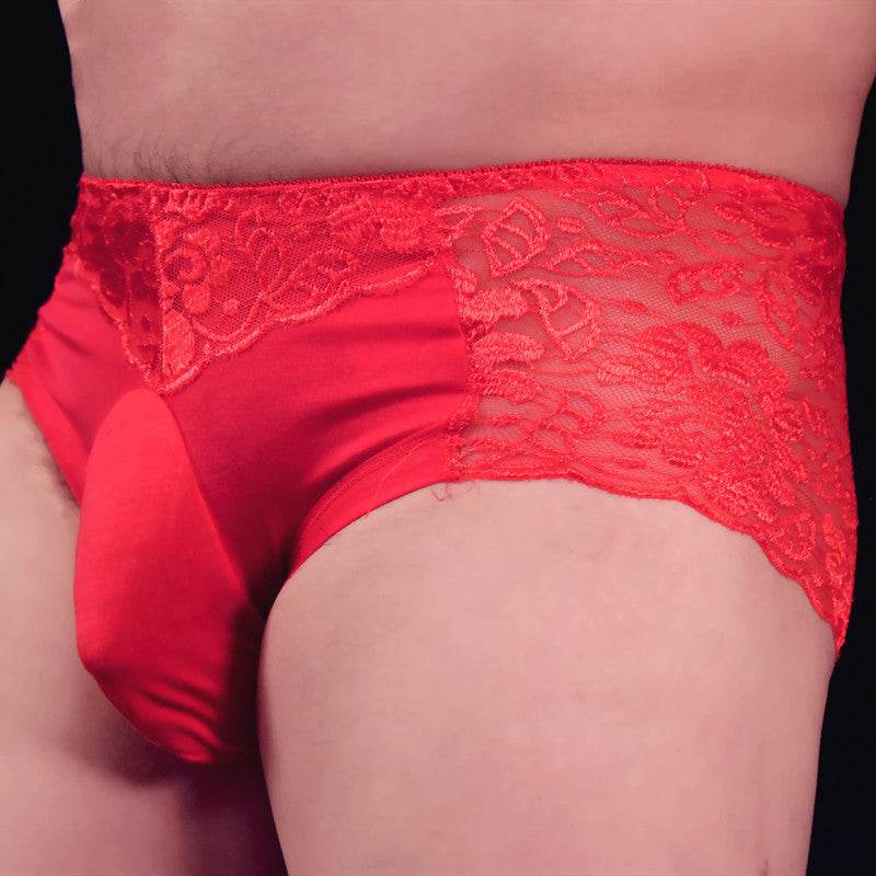 Sexy Briefs Plus Size U-Shaped Cotton Pocket Briefs Shorts - Mubimart