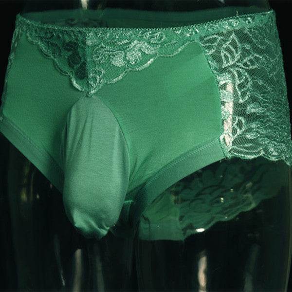 Sexy Briefs Plus Size U-Shaped Cotton Pocket Briefs Shorts - Mubimart