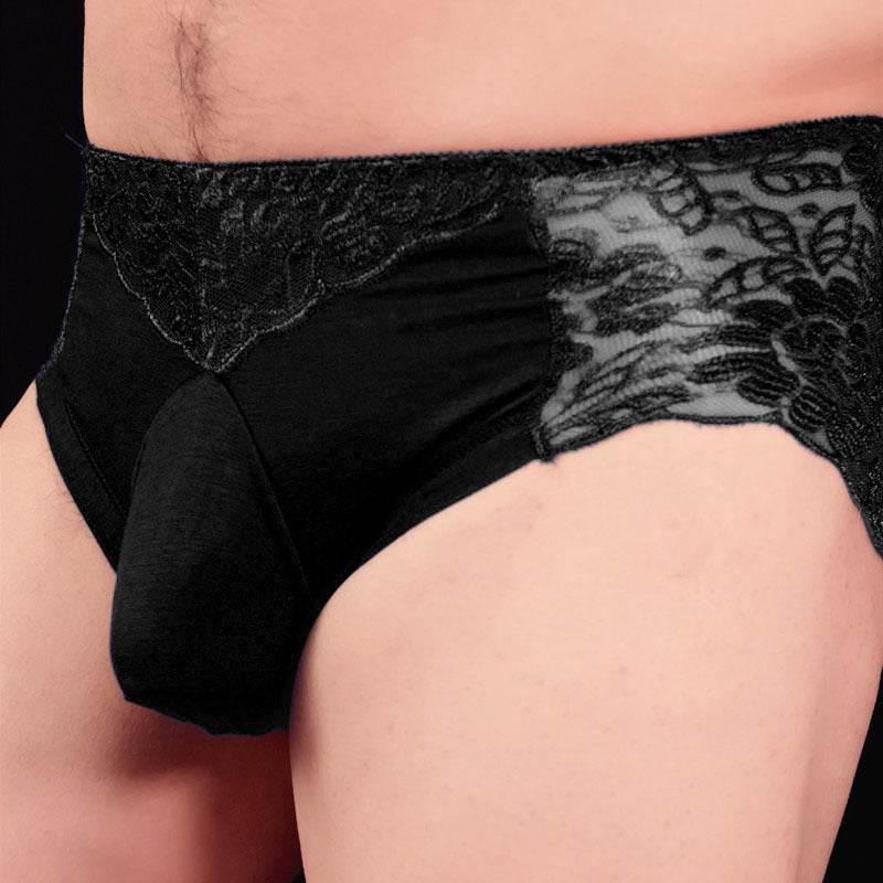 Sexy Briefs Plus Size U-Shaped Cotton Pocket Briefs Shorts - Mubimart