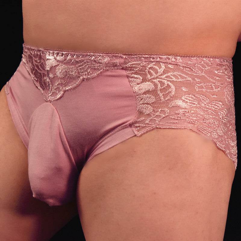Sexy Briefs Plus Size U-Shaped Cotton Pocket Briefs Shorts - Mubimart