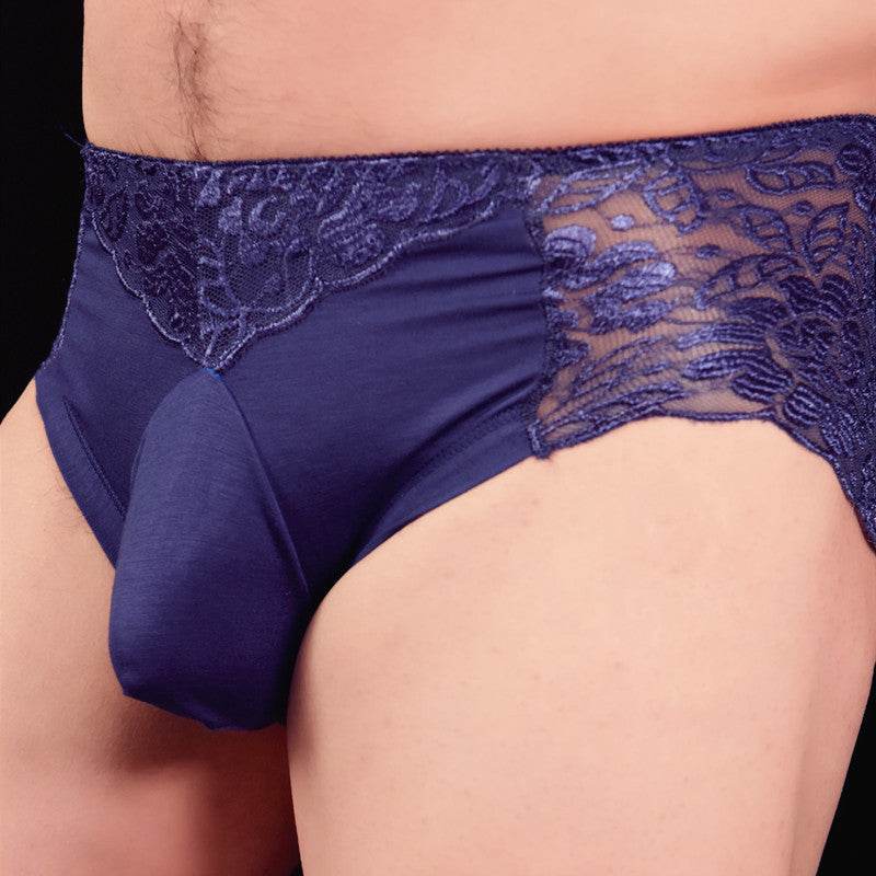 Sexy Briefs Plus Size U-Shaped Cotton Pocket Briefs Shorts - Mubimart