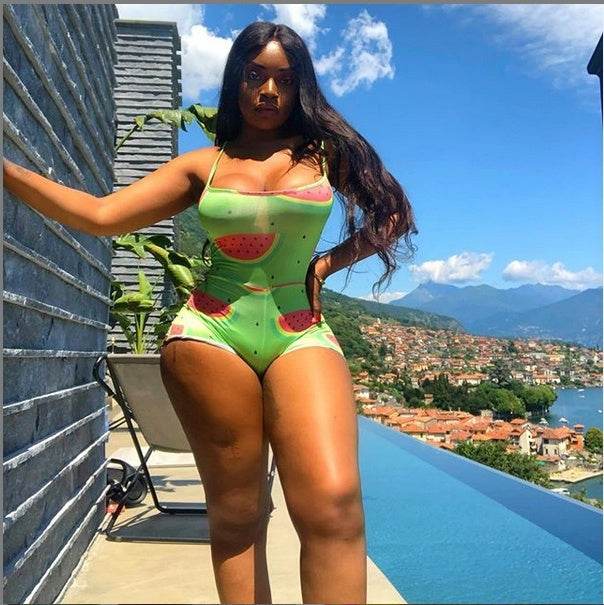 Sexy Women Bodysuit Playsuit Short Romper Jumpsuit Sleepwear - Mubimart