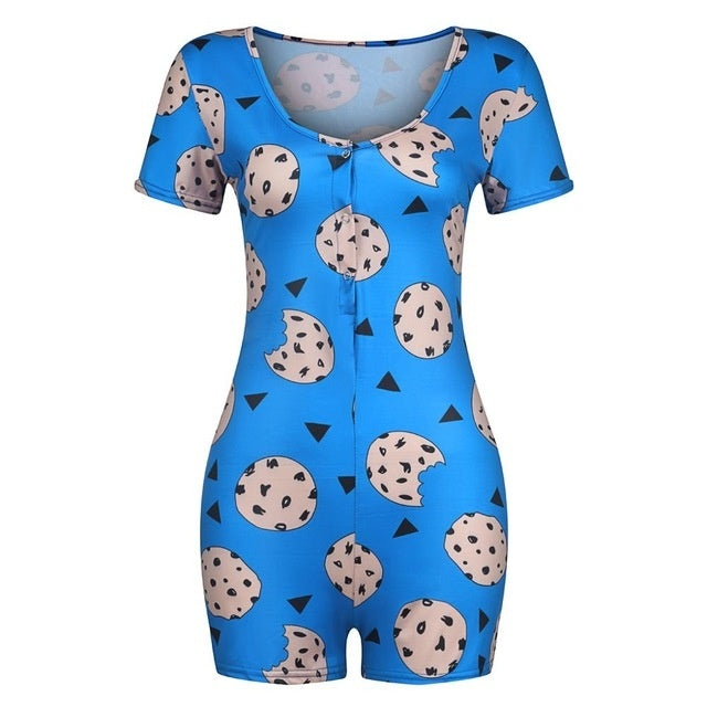 Sexy Women Bodysuit Playsuit Short Romper Jumpsuit Sleepwear - Mubimart -  