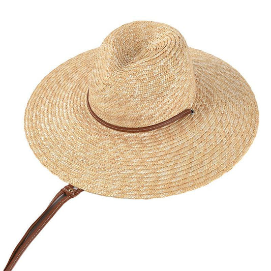New Belt Strap Straw Sun Hat For Women Fashion Vacation Beach UV Hats WideBrim Panama Hats Outdoor Wholesale - Mubimart