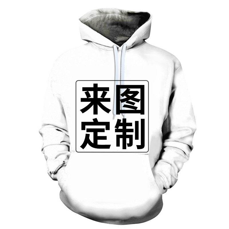 3D Digital Printed Sweatshirt Plus Size Couple Wear Top Hoodie Baseball Uniform - Mubimart